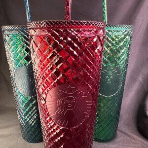 Starbucks Venti Cold Cup -  Holiday Jeweled Bundle